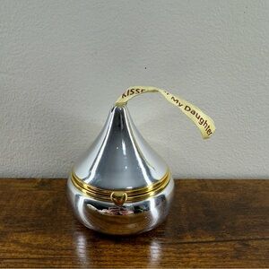 HERSHEY'S KISSES Heirloom SilverMusic Box The Bradford ExchangeFO223 Daughter